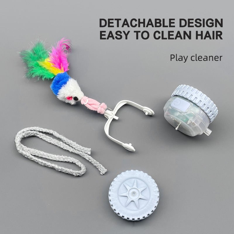 Interactive Cat Toy Factory - Wholesale Electric Laser Infrared with Feather Tail