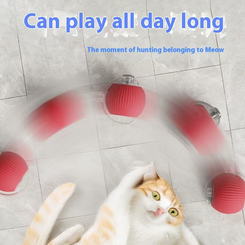 Smart Cat Toy Supplier - Wholesale Automatic Rolling Ball with Tail Rechargeable