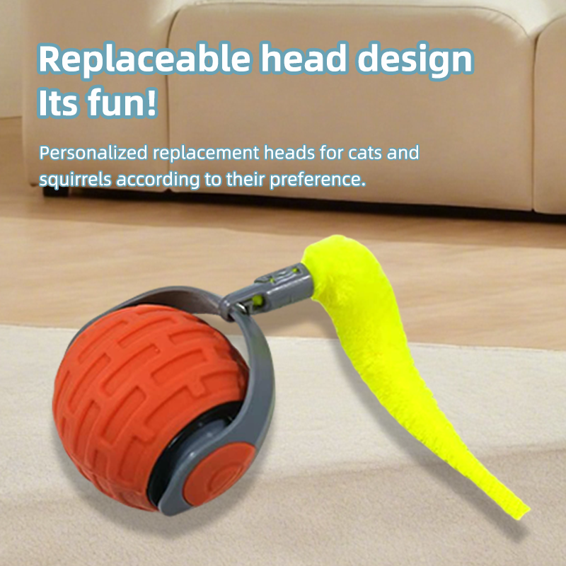 Pet Toy Ball Manufacturer - New Interactive USB Charge Automatic Moving with Rope