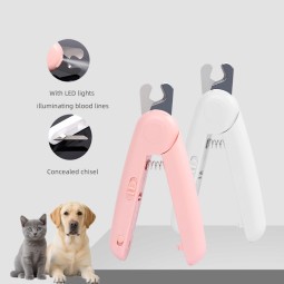 Pet Nail Clipper Manufacturer - Professional Stainless Steel LED Anti-blood