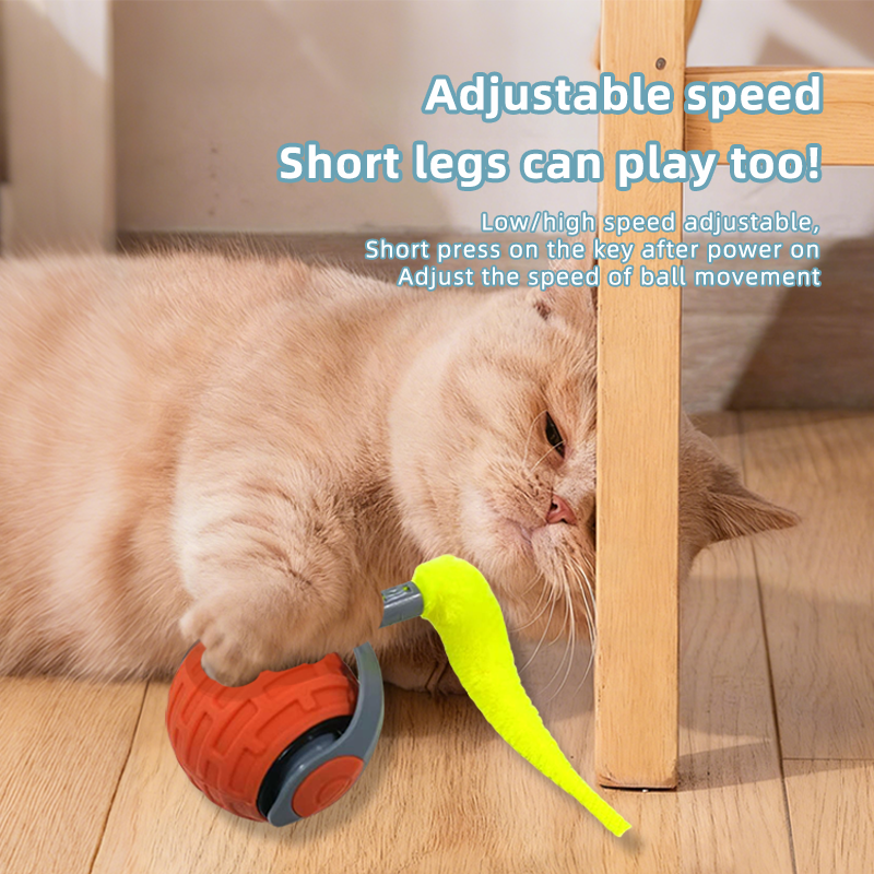 Pet Toy Ball Manufacturer - New Interactive USB Charge Automatic Moving with Rope