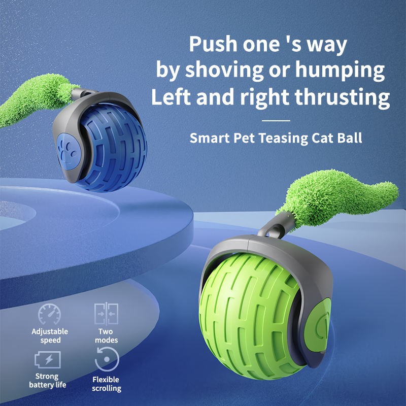 Pet Toy Ball Manufacturer - New Interactive USB Charge Automatic Moving with Rope