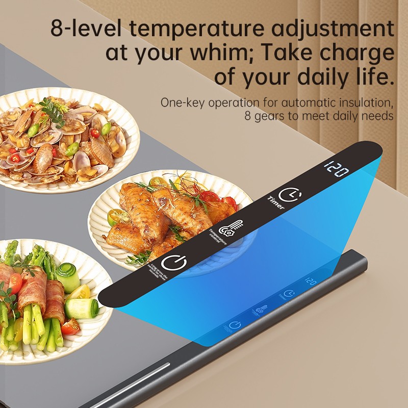 Food Warming Tray Supplier - Factory Wholesale Silicone Fast Heating Foldable