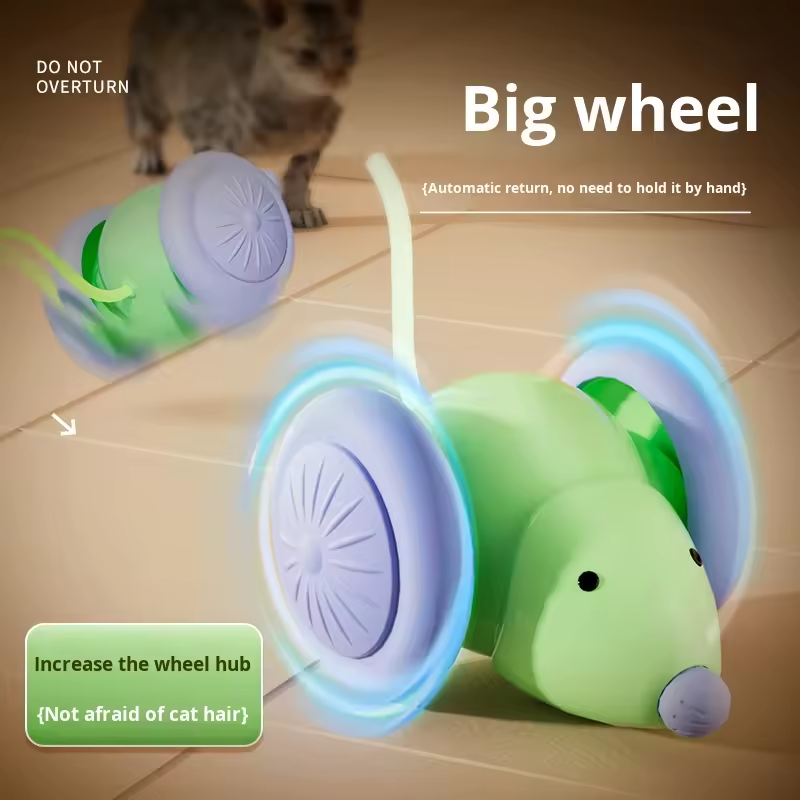 Smart Cat Toy Factory - Interactive Self-Moving Electric Mouse USB Powered