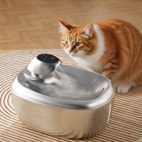 Pet Water Fountain Factory - Automatic Cordless Motion Sensor Stainless Steel