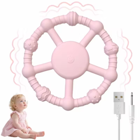 Baby Teether Supplier - New Design Silicone Electric Sensory Food Grade Vibrating