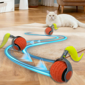 Pet Toy Ball Manufacturer - New Interactive USB Charge Automatic Moving with Rope