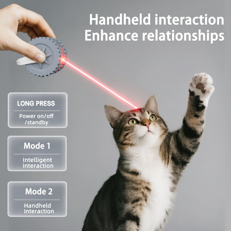 Interactive Cat Toy Factory - Wholesale Electric Laser Infrared with Feather Tail