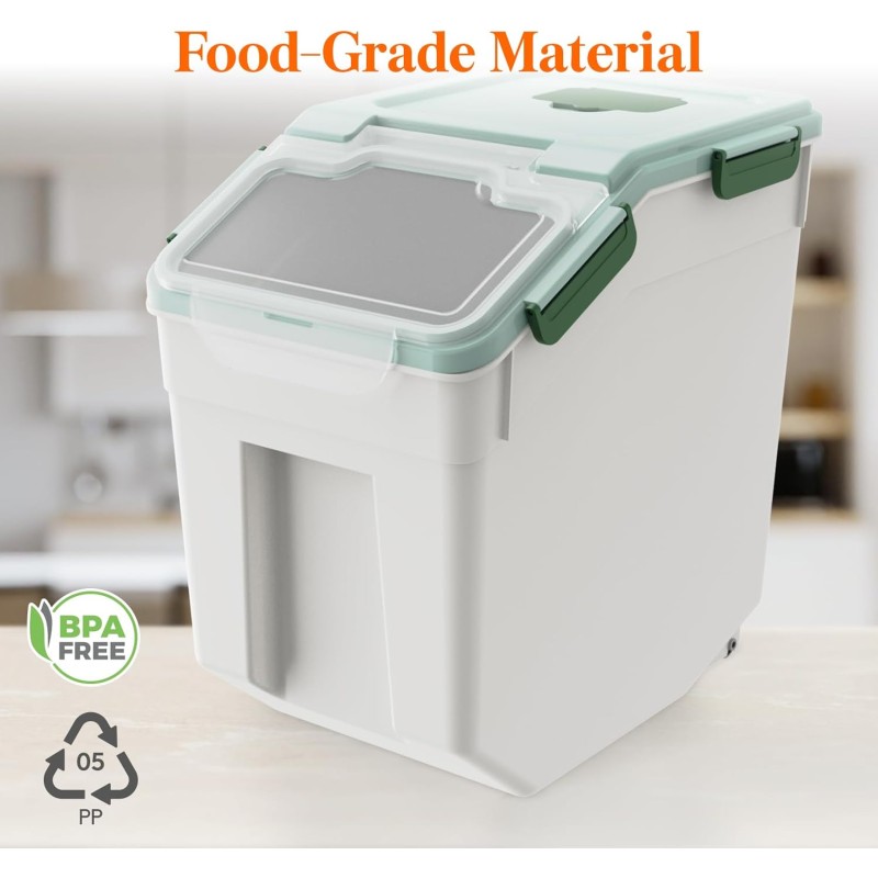 Dog Food Container Supplier - Custom LOGO Multifunction Polygon Shape