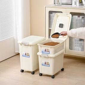 Pet Storage Container Manufacturer - Custom Logo 40L BPA-Free with Spoon