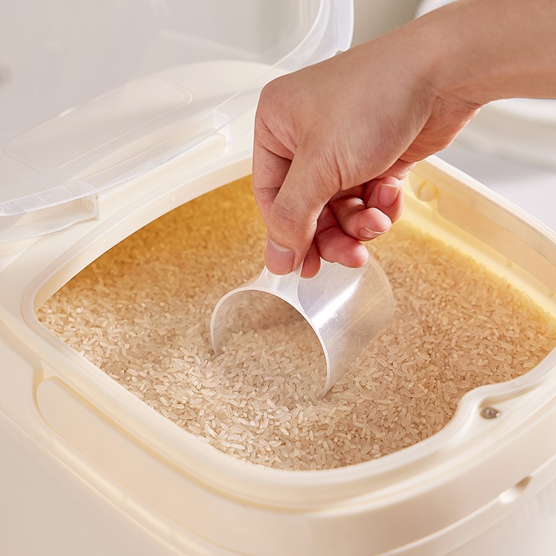 Food Storage Container Manufacturer - Clear Airtight Kitchen Cereal Grain Dispenser