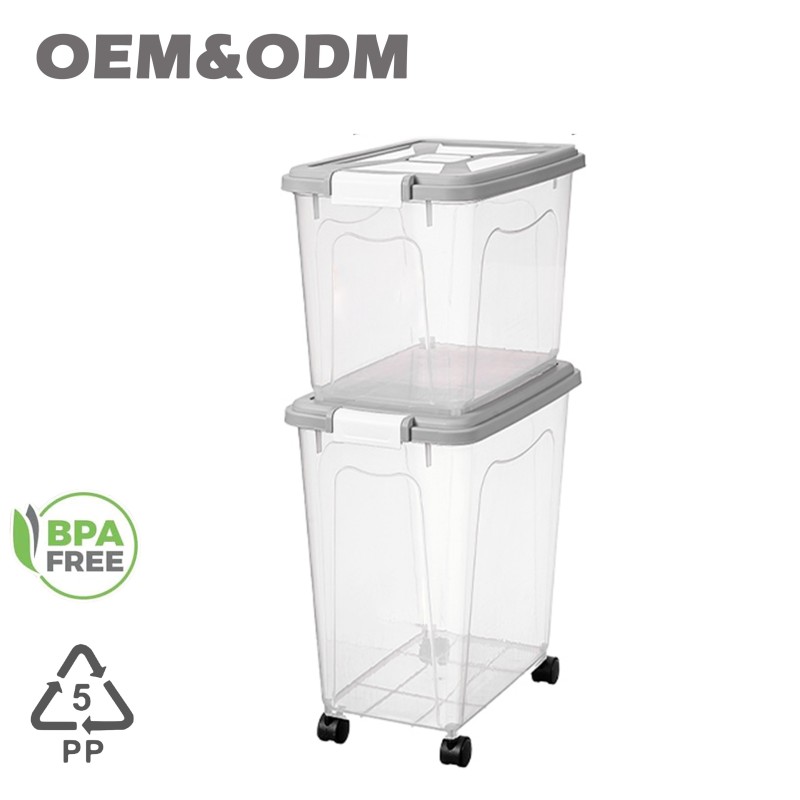 Pet Storage Container Factory - Custom Logo 40L Multifunction PP Plastic