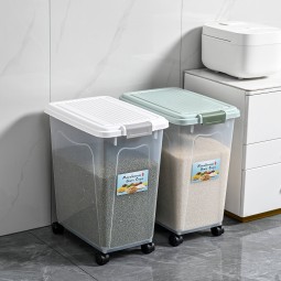 Food Container Manufacturer - 40L Multifunctional Rice Dispenser 30kg