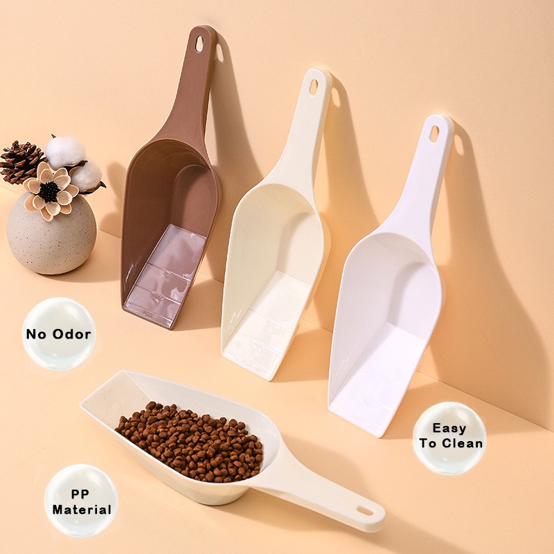 Pet Bowls & Feeders Manufacturer - Modern Plastic with Scoop Measuring Lines