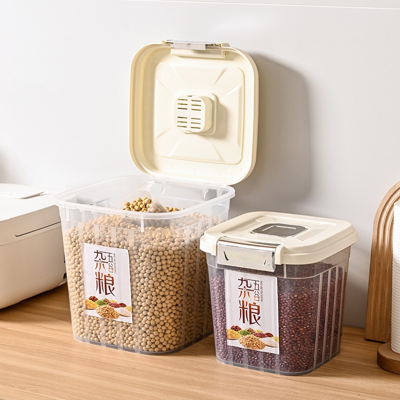 Rice Dispenser Factory - Multifunctional 25kg Fresh Square Polygon Styles