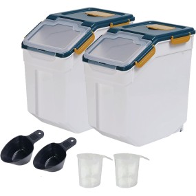 Pet Food Container Supplier - OEM Multifunctional Airtight with Wheels