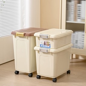 Dry Food Storage Container Manufacturer - XL 15kg 20kg Airtight Rolling PP