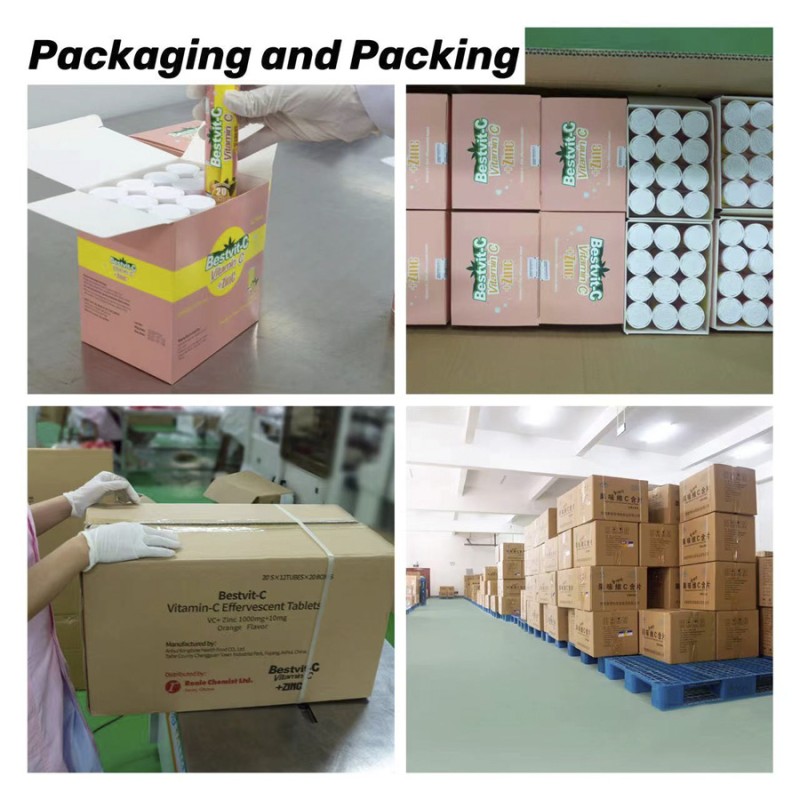 Vitamin Effervescent Tablets Manufacturer - OEM Custom Multiflavor