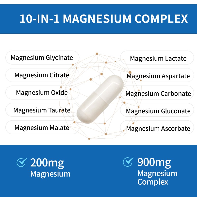 Magnesium Capsules Factory - Private Label Citrate Complex