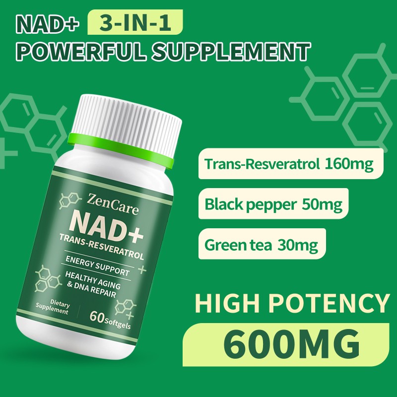 Resveratrol NAD Softgel Manufacturer - Private Label High Quality