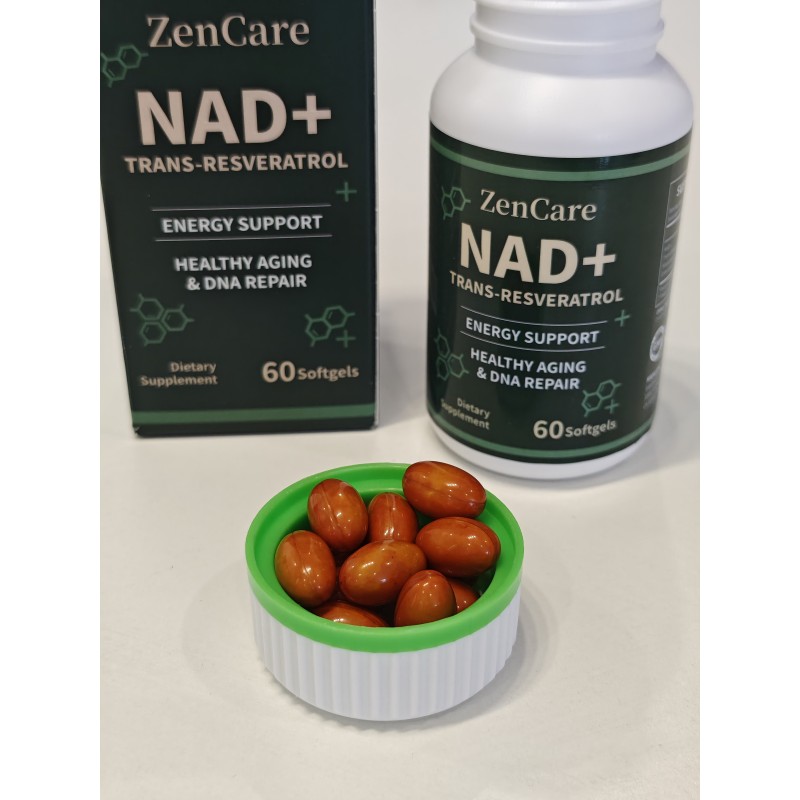 Resveratrol NAD Softgel Manufacturer - Private Label High Quality