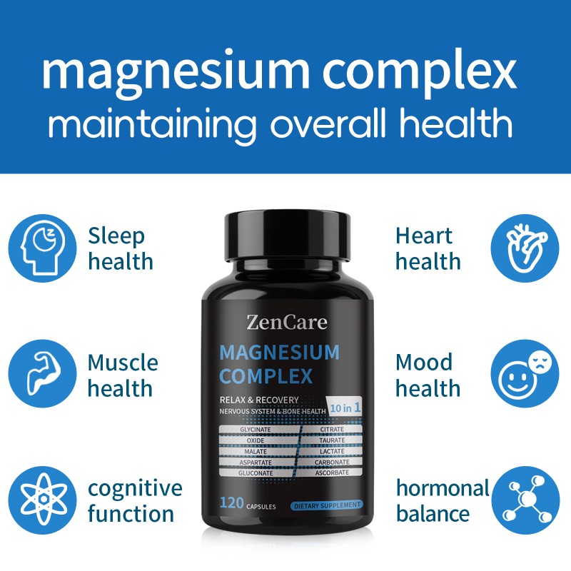Magnesium Capsules Factory - Private Label Citrate Complex