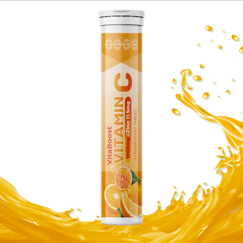 Vitamin C Zinc Effervescent Tablets Manufacturer - 1000mg Vitamin C 10mg Zinc