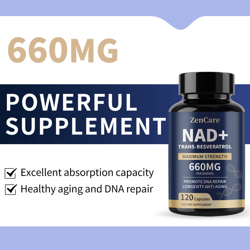 Resveratrol NAD Supplement Capsules Manufacturer - Wholesale Liposomal 660mg