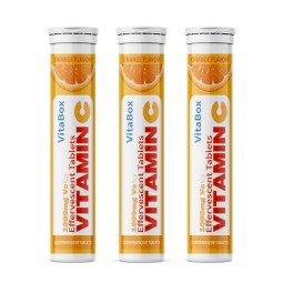 Vitamin C Effervescent Tablets Manufacturer - Blood Orange Flavor 1000mg