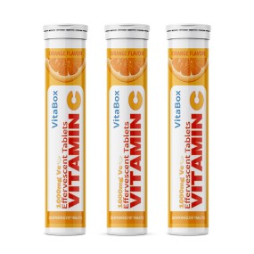 Vitamin C Effervescent Tablets Manufacturer - Blood Orange Flavor 1000mg