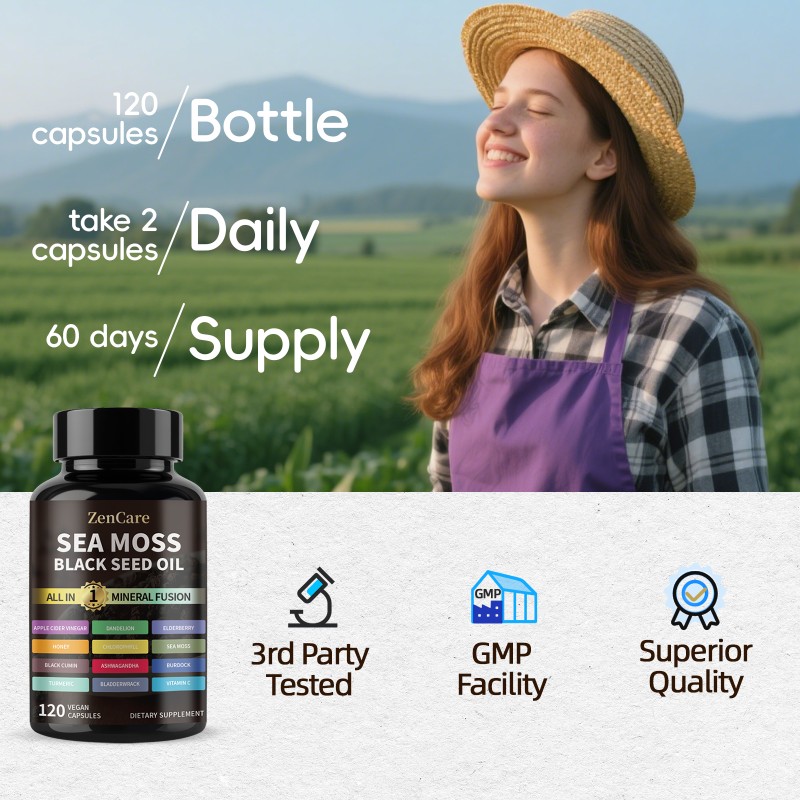 Sea Moss Capsules Factory - Wholesale Herbal Vegan Supplement