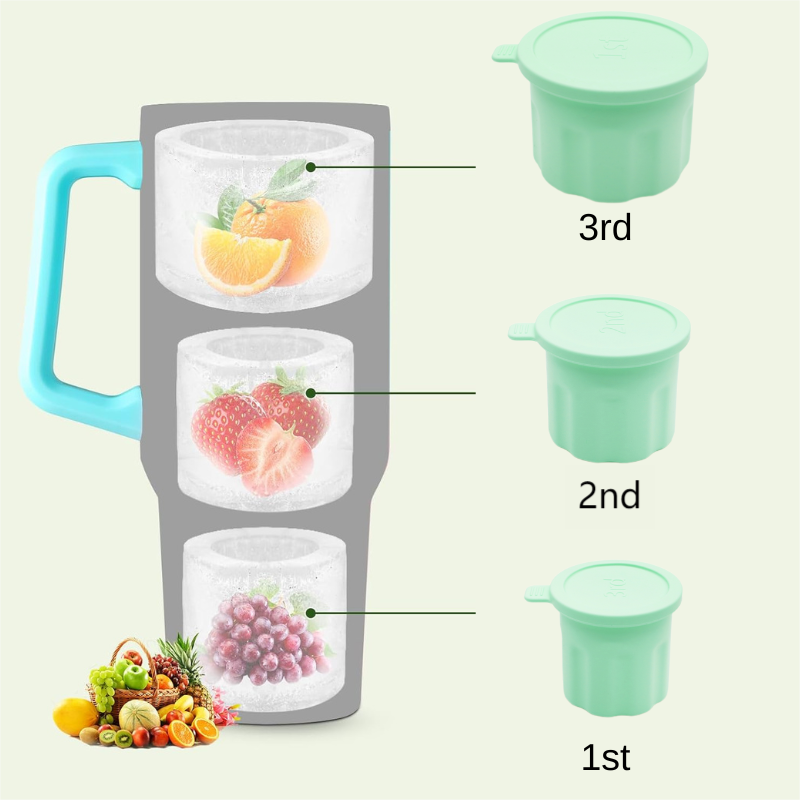 Hollow Ice Mold Supplier - BPA-Free 3 PCS Food Grade Silicone