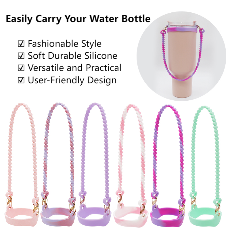 Water Bottle Handle Supplier - Factory Supply Soft Silicone Carrier