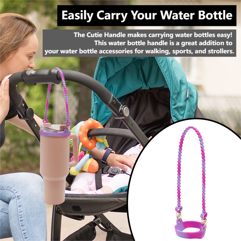 Water Bottle Handle Supplier - Factory Supply Soft Silicone Carrier