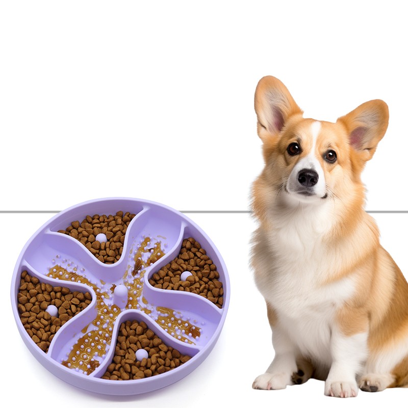 Dog Food Bowl Factory - Free Sample Non-slip Silicone Feeder