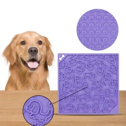 Pet Lick Mat Manufacturer - Silicone Puppy Pattern Slow Feeder