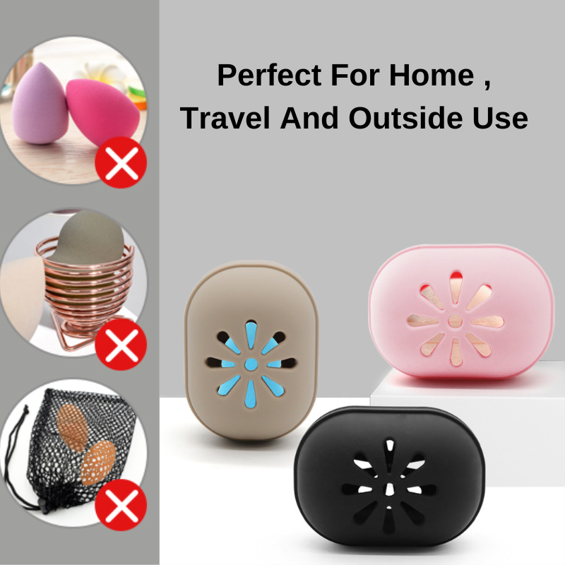 Powder Puff Case Supplier - Silicone Double-sided Breathable