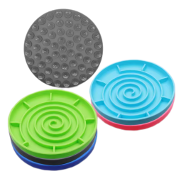 Slow Feeder Bowl Supplier - Round Non Slip Raised Silicone