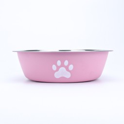 Pet Bowl Supplier - Small Round Non-Skid PP Steel for Travel Water