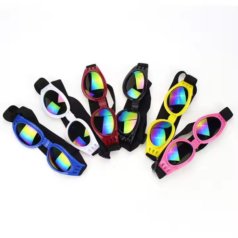 Pet Sunglasses Supplier - Candy Color Fashion Eye Protective with Straps