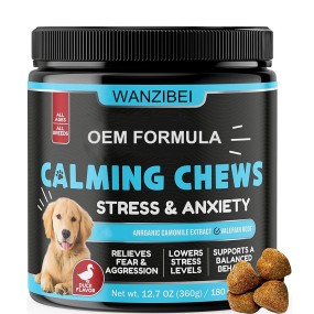 Dog Calming Soft Chews Supplier - OEM Behavioral Support Relaxation