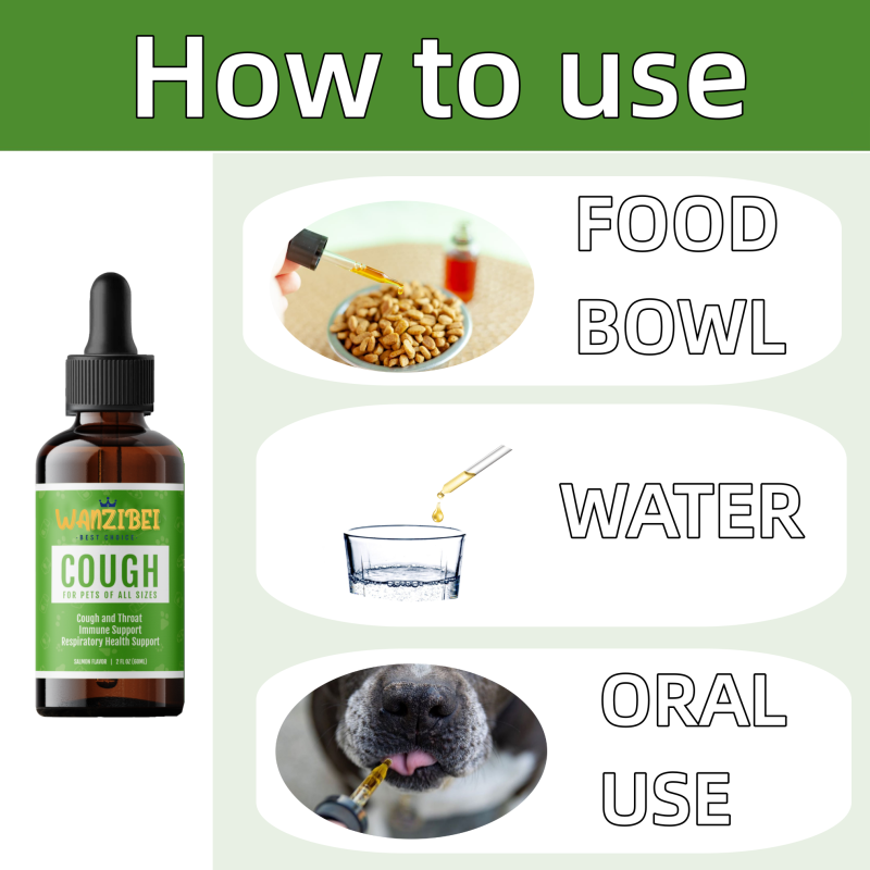 Liquid Pet Supplement Factory - Natural Cough Throat Joint
