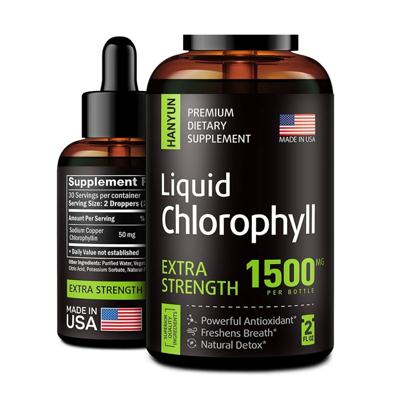 Liquid Chlorophyll Supplier - Hanyun 60ml Private Label