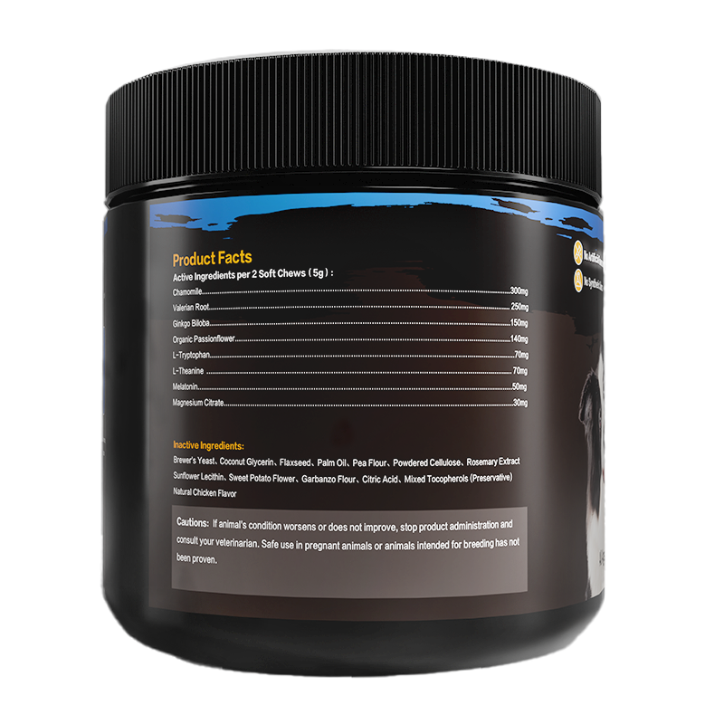 Pet Calming Chews Supplier - OEM Wholesale for Anxiety Stress Barking Relief