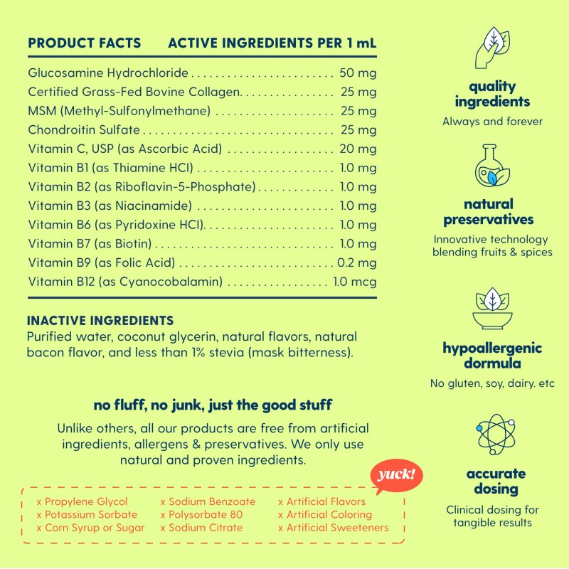 Pet Liquid Collagen Factory - OEM 12-in-1 Multivitamin Joint Skin Coat Support