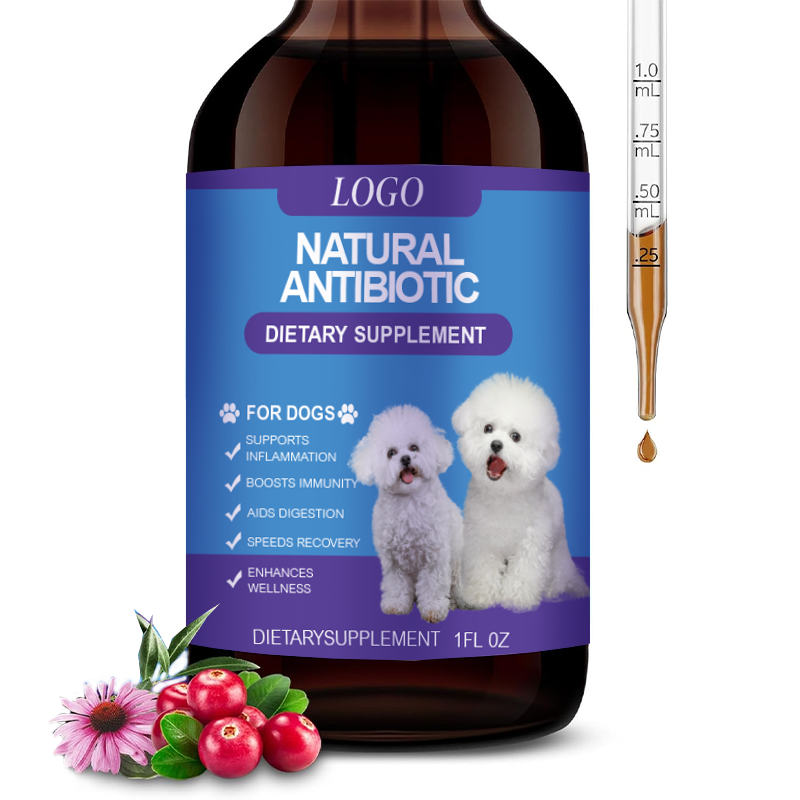 Dog Antibiotic Supplement Factory - Natural Herbal Care Cough Allergy Immune