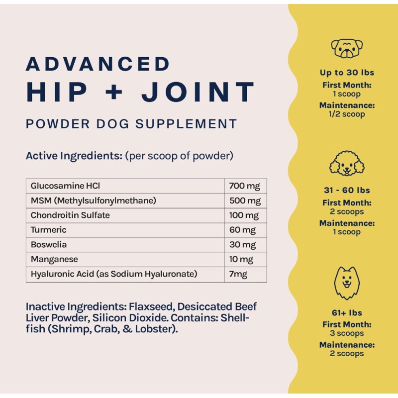 Dog Joint Supplement Supplier - Pain Relief Vitamins Arthritis Glucosamine