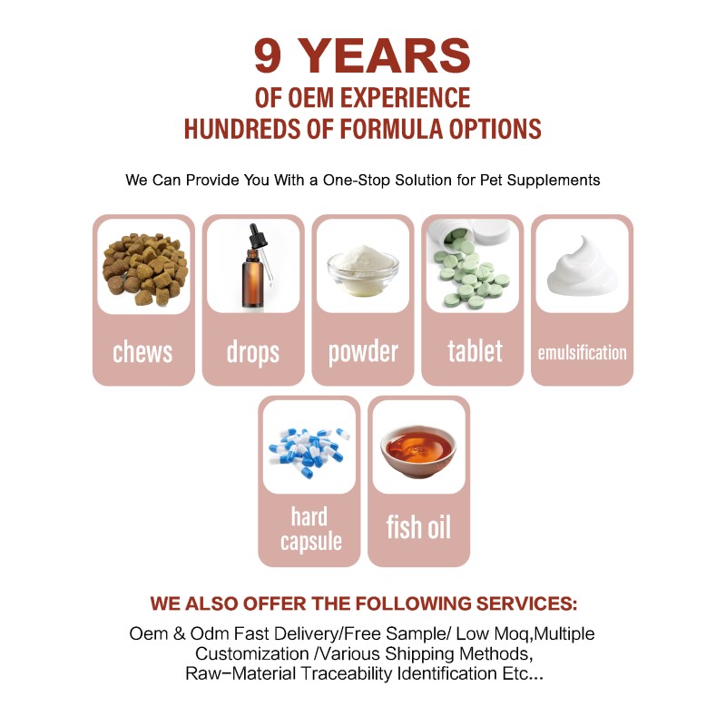 Pet Probiotic Supplement Factory - Probiotic Prebiotic Digestive for Diarrhea