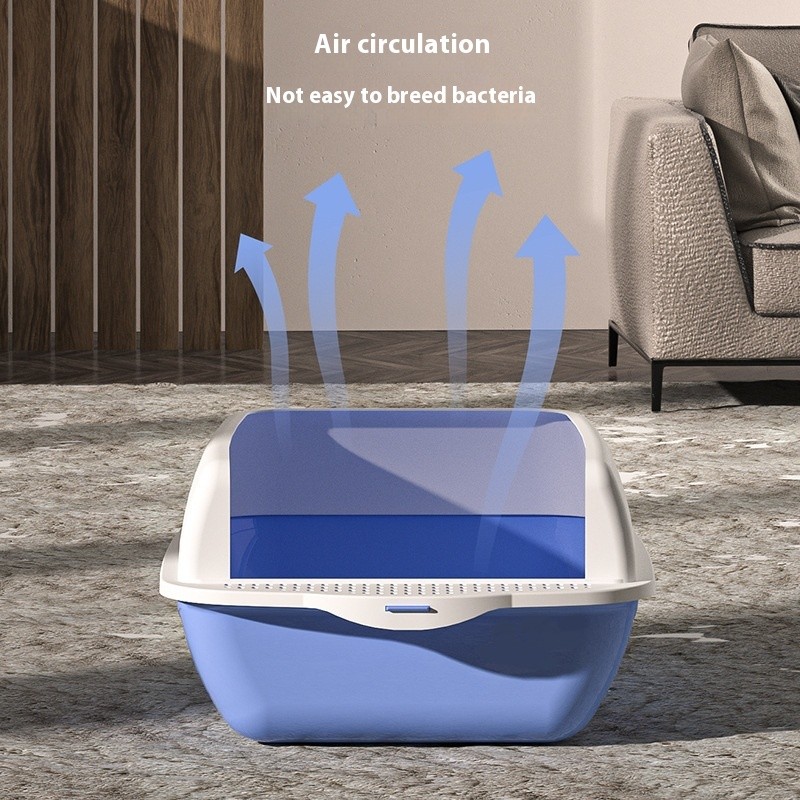 Automatic Cat Toilet Manufacturer - High Anti-Splash Large Semi-Enclosed 20L