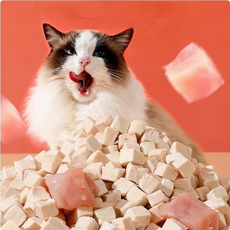 Pet Food Treats Supplier - OEM/ODM Additive-Free Freeze-Dried Chicken Pieces